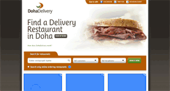 Desktop Screenshot of doha-delivery.com